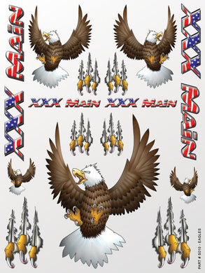 XXX Main Racing Eagles Sticker Sheet